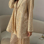 Sequined Suit Jacket