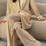 Sequined Suit Jacket