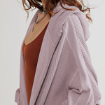 Zeagoo Women's Cardigan Zipper Sweater Loungewear Outerwear Hoodie Long Jacket