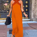 Ruby Stewart | Cross Halter Maxi Dress For Women