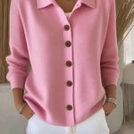 Women’s button-up knitted cardigan sweater