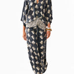 Casual Abstract Checkered Print set