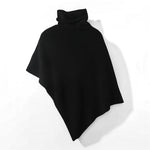 Marcelline Knit Woolen Turtleneck Cloak