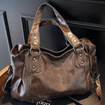 Retro casual high-end niche shoulder tote bag