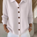 Women’s button-up knitted cardigan sweater