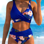 Women's Sexy Bikini Set with Tropical Floral Print