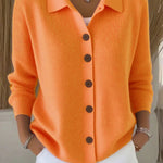 Women’s button-up knitted cardigan sweater