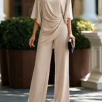 Lorna | Draped Waist Two Piece Set