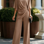 Lorna | Draped Waist Two Piece Set
