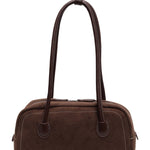Retro frosted shoulder handbag casual pillow bag