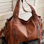 Fashionable rivet high-end large-capacity tote bag