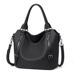 Retro style large capacity shoulder crossbody tote bag
