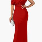 Isla Turner | One-Shoulder Maxi Party Dress For Women