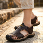 Vincent Leather Sandal