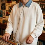 Dario Cotton-Blend Half-Zip Pullover