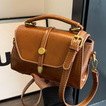 ALWINA™ - TRENDY CONTRAST STITCHING SMALL SQUARE SHOULDER BAG