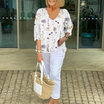 Felicity | Floral Button Blouse