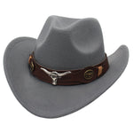 Western Bull Head Deco Cowboy Cowgirl Hat