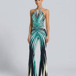 Harper Tindall | Printed Halter Neck Jumpsuit For Women