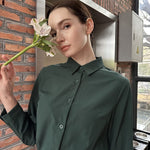 Long Sleeve Chiffon Blouse - Zeagoo (Us Only)
