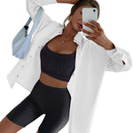 Long Sleeve Chiffon Blouse - Zeagoo (Us Only)