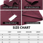 Long Sleeve Chiffon Blouse - Zeagoo (Us Only)
