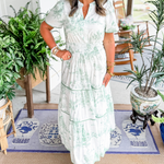 Eliza | Classic Toile Maxi Dress