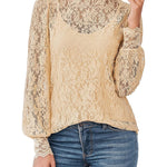Zeagoo Lace Tops  with Separable Camisole Sexy Blouses Shirts 2 PCS Set