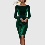 AVALANCHE | LUXURIOUS VELVET BODYCON DRESS
