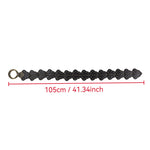 Fashionable and versatile leaf-stitched belt