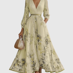 ROWELLA | ELEGANT PLEATED MAXI DRESS