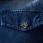 Sleek Slim-Fit Shirt with Zipper Sleeve Detail