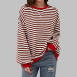 Grace | Classic Striped Sweatshirt