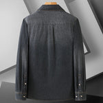 Harrington Two-Tone Denim Shirt