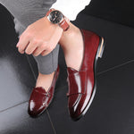 Leather Bean Loafers