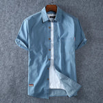 Maritime Elegance Short Sleeve Shirt