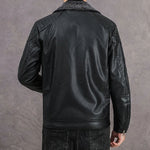 Calderon Sherpa-Lined Leather Jacket