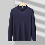 Piqué Long Sleeve Cotton Polo