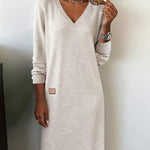 The Elara Comfort Midi Dress