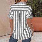 Casual Striped Blouse