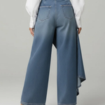 Audrey | Denim Wrap Trousers