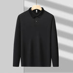 Piqué Long Sleeve Cotton Polo