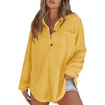 Frances | Waffle-Texture Tunic Blouse