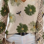 TAHLIA | COMFORT FLORAL SWEATER