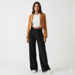 Sophie Laurent | Wide Leg Corduroy Pants For Women