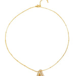 Pavl Bubble Letter Monogram Necklace