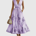 ROWELLA | ELEGANT PLEATED MAXI DRESS