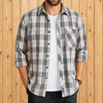 Brushed Plaid Flannel Overshirt