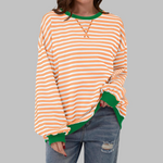 Grace | Classic Striped Sweatshirt