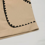 Maribel Wavy Trim Shorts